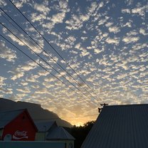 sunset on Thanksgiving in Cape Town