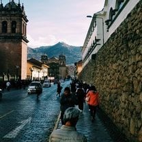 Downtown Cusco on the way to Mercado San Pedro