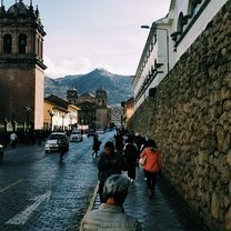 Downtown Cusco on the way to Mercado San Pedro