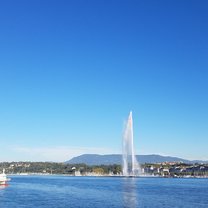 A view of the Jet d'Eau on Lac Lemon in Geneva!