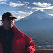 from the kawaguchiko lake observation deck