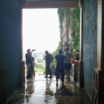 Entrance to large caves in Kuala Lumpur, Malaysia