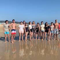 Summer on the beach in Spain during study abroad.