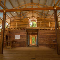 As you enter Hoja Nueva 1 - the Eco-Lodge. 