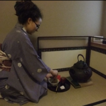I took regular tea ceremony classes near my host family's house
