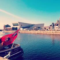 Liverpool museum during a sunny day.
