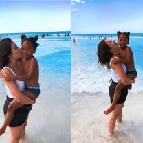 We took the kids to the beach, played with the sand and ocean, singed a song together, it was so lovely and fun!!