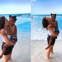 We took the kids to the beach, played with the sand and ocean, singed a song together, it was so lovely and fun!!