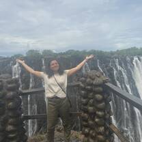 I recomend going to Victoria Falls its such a beautiful place!