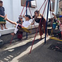 Playing with them was a way of making them happy, just enjoying they daily activities and what they liked to do.