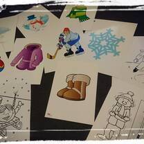 Winter vocabulary flashcards 