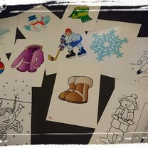 Winter vocabulary flashcards