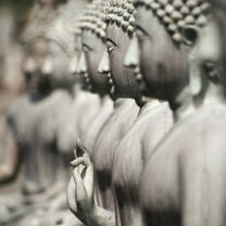 Buddha statue Colombo, Sri Lanka