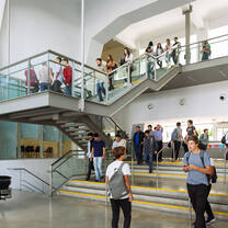 Inside of the university