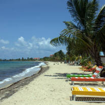 Beautiful beach vista in Belize