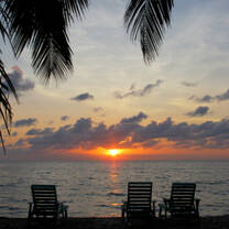 Sunset at the beach