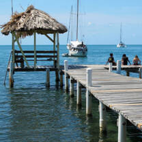 Caribbean sea view