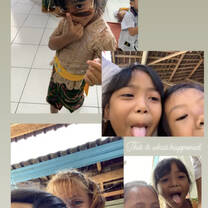 Picture of me and some of my kindergarten students