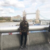 This is myself when I first arrived to London by the Tower Bridge