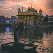 Temple on water