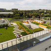 University´s green terrace 