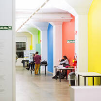 Outside classrooms