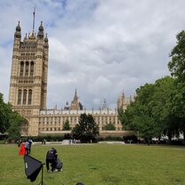 Big Ben-- a couple was taking their wedding photos