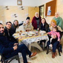 Breakfast with friends at Excellence Center Breakfast with friends at Excellence Center cira 10am