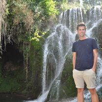 Waterfall in castilla y leon Waterfall in Castilla y Leon