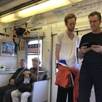 In da train