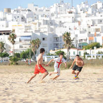 Afternoons are often spent on the magnificent beaches