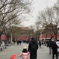 Entering Tiananmen Square 