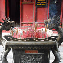 Incense at temple 