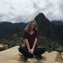 Me sitting in front of Machu Picchu!