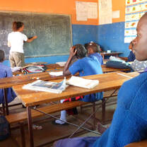 Maths lesson, Zambia