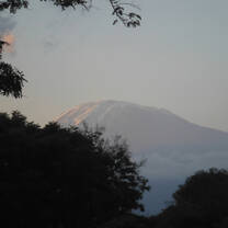 Sunset at moshi