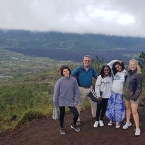 We got up a 2:00 am to climb mount Batur to watch the sunrise, the weather didn’t cooperate 