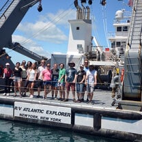 MOO students on R/V Atlantic Explorer