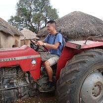Working on the farm
