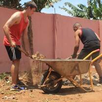 Construction site in Ghana