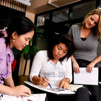 Teaching practice with real students