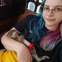 Waldo is really a very active guy, but when the time for a nap comes, he lets go of a little pampering too..