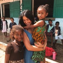 Me with two of my morning students 