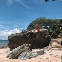 This was the beach on the camp were all volunteers stayed, this was our backyard 