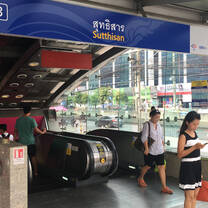 Suthisan MRT station close to the training centre