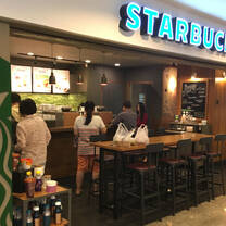 Starbucks coffee in our building complex