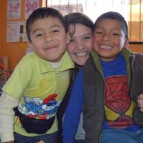 Students with volunteer photo