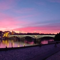 This is from my last night in Seville. The sunsets in Seville were always breathtaking, pictures could never do it justice