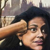 Detail of a portrait