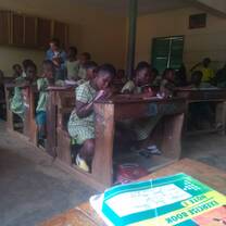Class busy writing notes